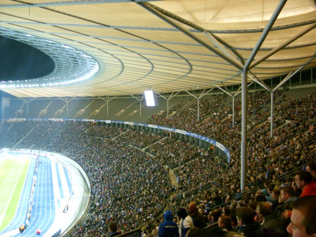 The North Stand During the Match